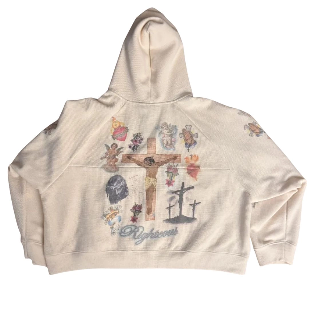 We Are Righteous Sacrifice Thermal Zip Up | Just Dropped